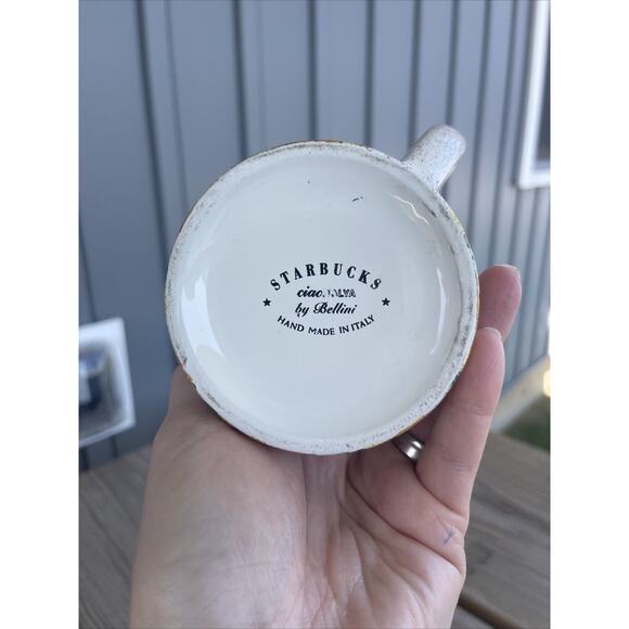 STARBUCKS Ciao Italya by Bellini Hand Made in Italy Coffee Mug Cup Creamer - Picture 5 of 6